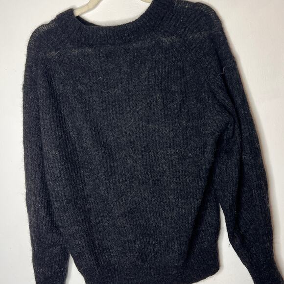 Everlane Women's Black Alpaca Pullover Lightweight Sweater Size XS - Picture 5 of 5